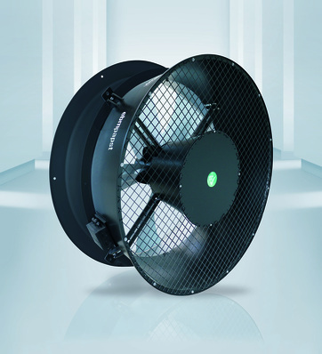 Axialventilatoren mit Diffusor brauchen weniger Energie