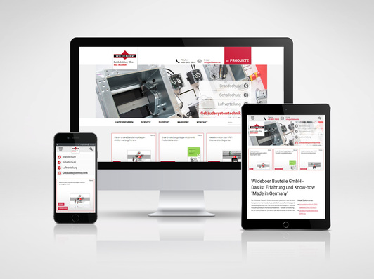 Die neue Webseite der Wildeboer Bauteile GmbH