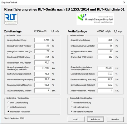 RLT-Geräte per Software schneller klassifizieren - © RLT-Herstellerverband
