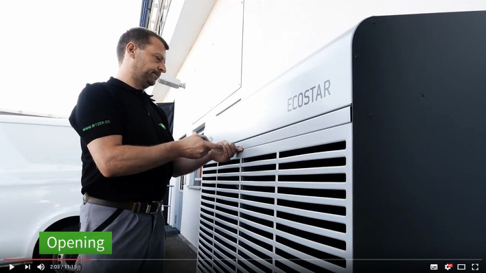 Ein neues Video erklärt die einfache und schnelle Installation der Bitzer Verflüssigungssätze Schritt für Schritt
