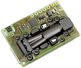 Sensor ermittelt verschiedene Luftkonzentrationen