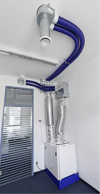 Lüftungsrohre besonders flexibel