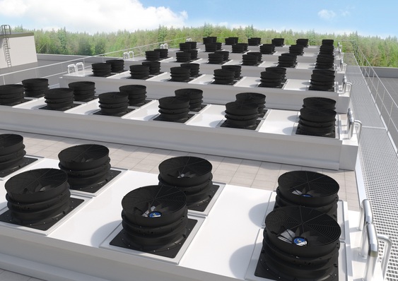 Hightech-Lüftung für Hightech-Datenverarbeitung