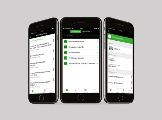 Die kostenfreie App überprüft die Produktechtheit der Bitzer Produkte